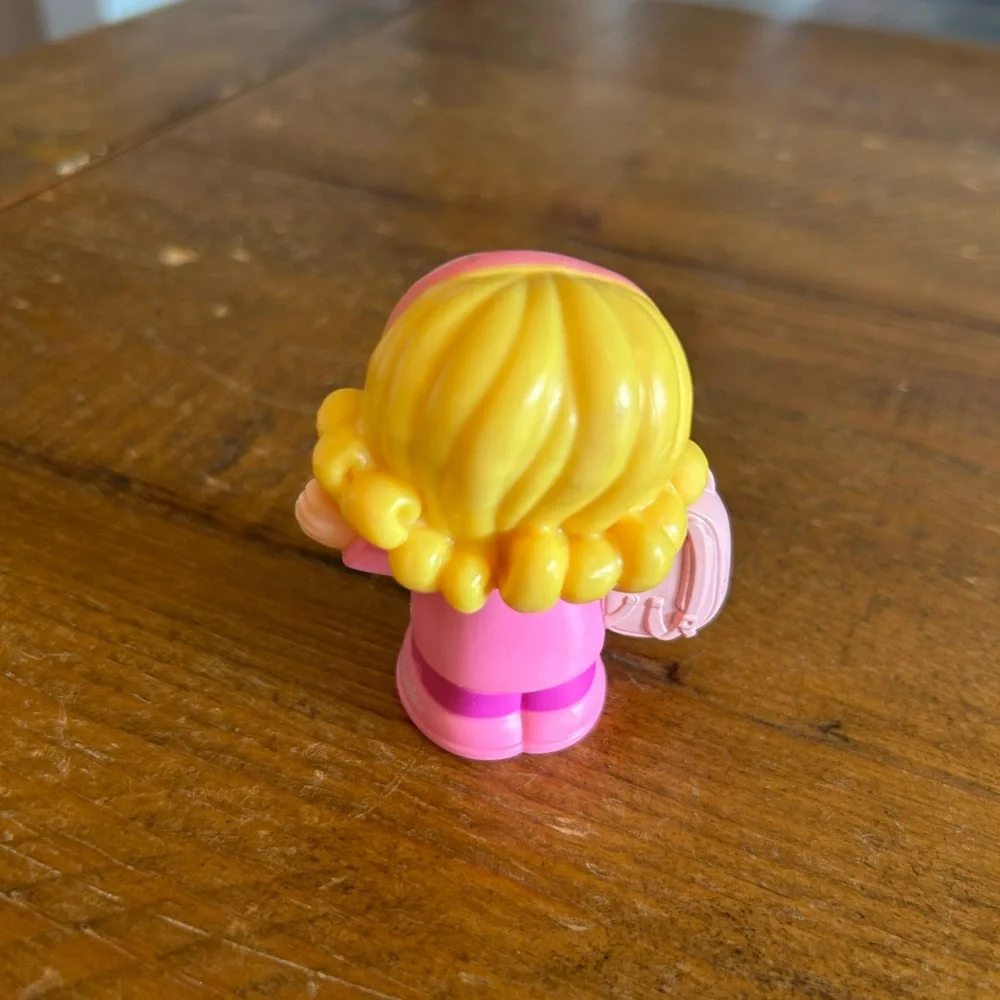 Fisher Price Little People blonde haired girl schoolgirl as is